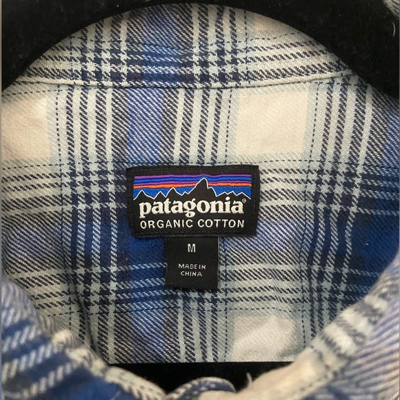 Patagonia Men's Long-Sleeved Lightweight Fjord Flannel Shirt | Size M - Picture 3 of 4